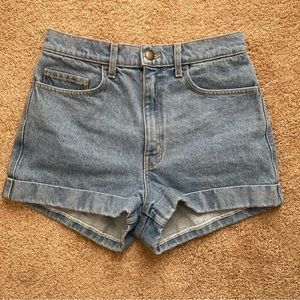 American Apparel denim shorts
